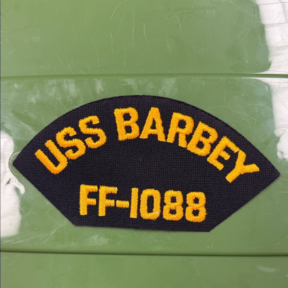 USS Barbey FF-1088 embroidered naval Patch